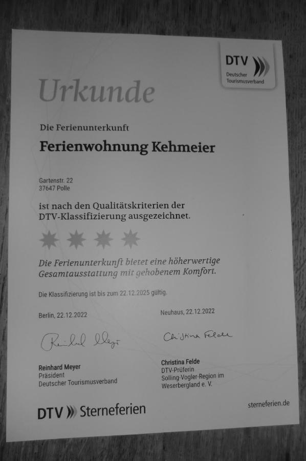 Ferienwohnung Kehmeier Polle Esterno foto