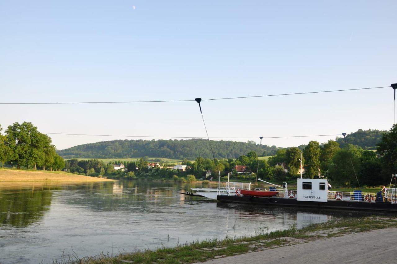 Ferienwohnung Kehmeier Polle Esterno foto